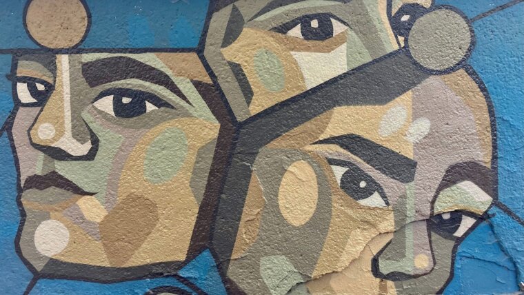 Graffiti in the cityscape of Jena